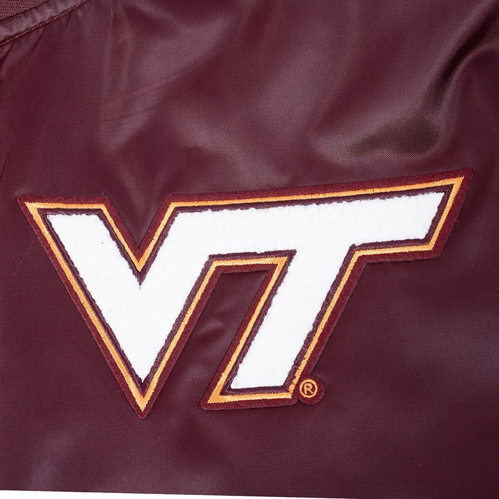 imagePro Standard NCAA mens Mens College Classic Chenille Satin JacketWine