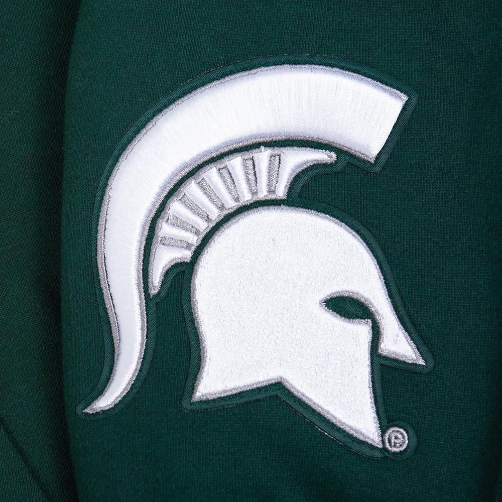 imagePro Standard NCAA mens Mens College Wingspan Fleece Pull Over HoodieForest Green
