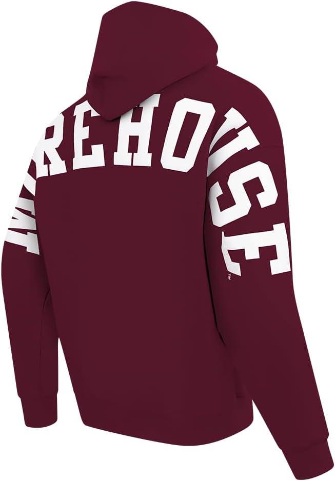 imagePro Standard NCAA mens Mens College Wingspan Fleece Pull Over HoodieWine
