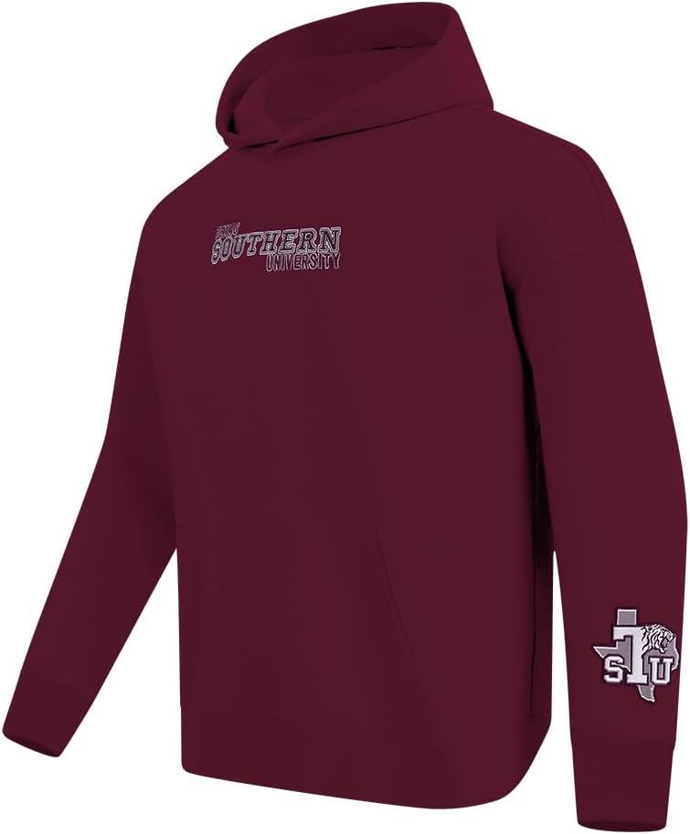 imagePro Standard NCAA mens Mens College Wingspan Fleece Pull Over HoodieWine