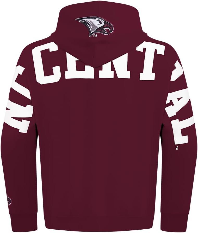 imagePro Standard NCAA mens Mens College Wingspan Fleece Pull Over HoodieWine