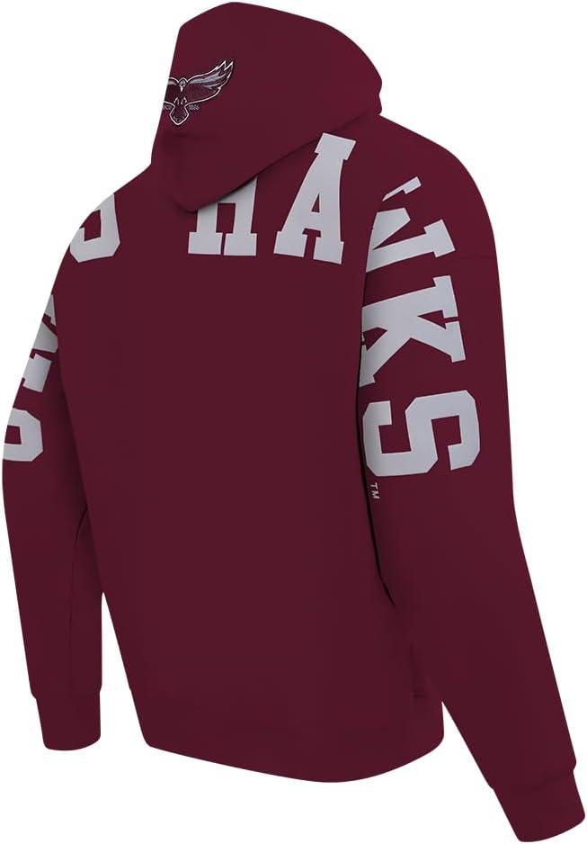 imagePro Standard NCAA mens Mens College Wingspan Fleece Pull Over HoodieWine