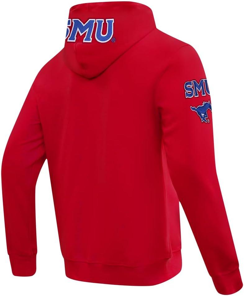 imagePro Standard NCAA mensMale Mens College Classic Chenille Cotton Double Knit Pull Over HoodieRed