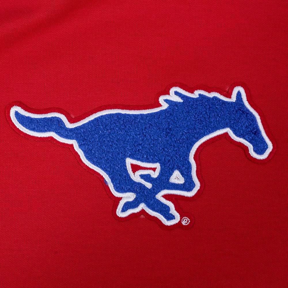 imagePro Standard NCAA mensMale Mens College Classic Chenille Cotton Double Knit Pull Over HoodieRed