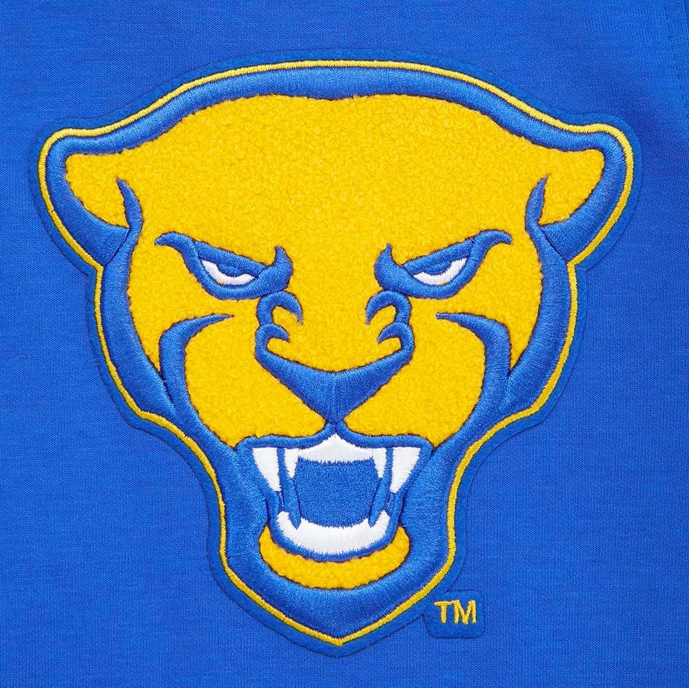 imagePro Standard NCAA mensMale Mens College Classic Chenille Cotton Double Knit Pull Over HoodieRoyal Blue