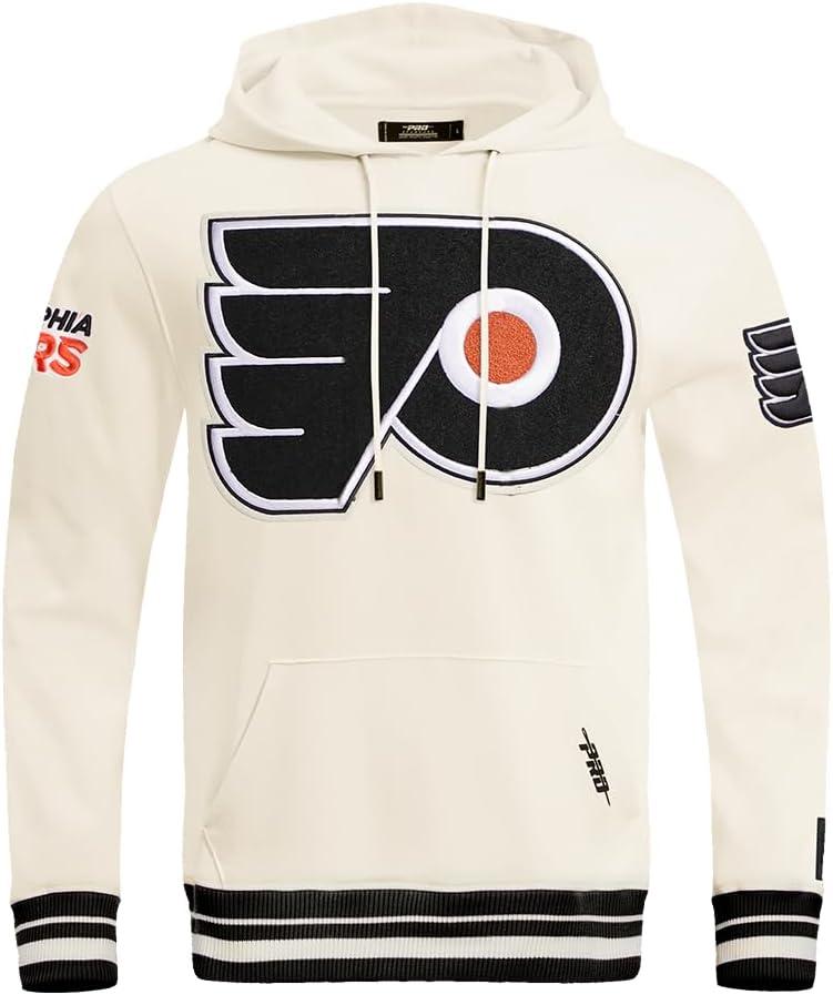 imagePro Standard NHL mens Mens Nhl Retro Classics Brushed Back French Terry Pull Over HoodieEggshell Black
