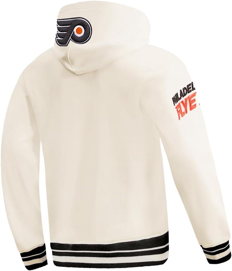 imagePro Standard NHL mens Mens Nhl Retro Classics Brushed Back French Terry Pull Over HoodieEggshell Black