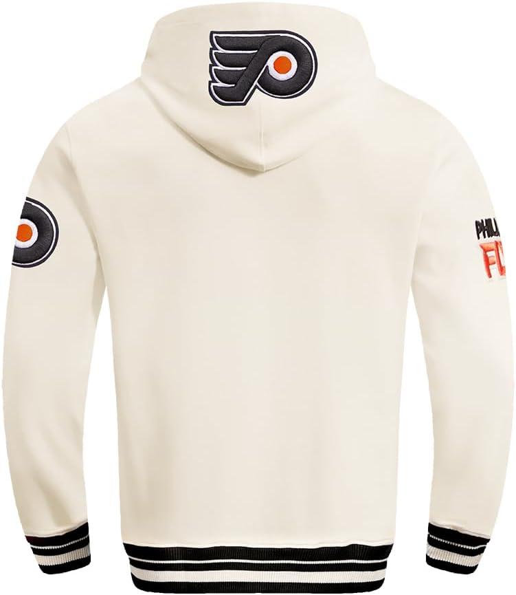 imagePro Standard NHL mens Mens Nhl Retro Classics Brushed Back French Terry Pull Over HoodieEggshell Black