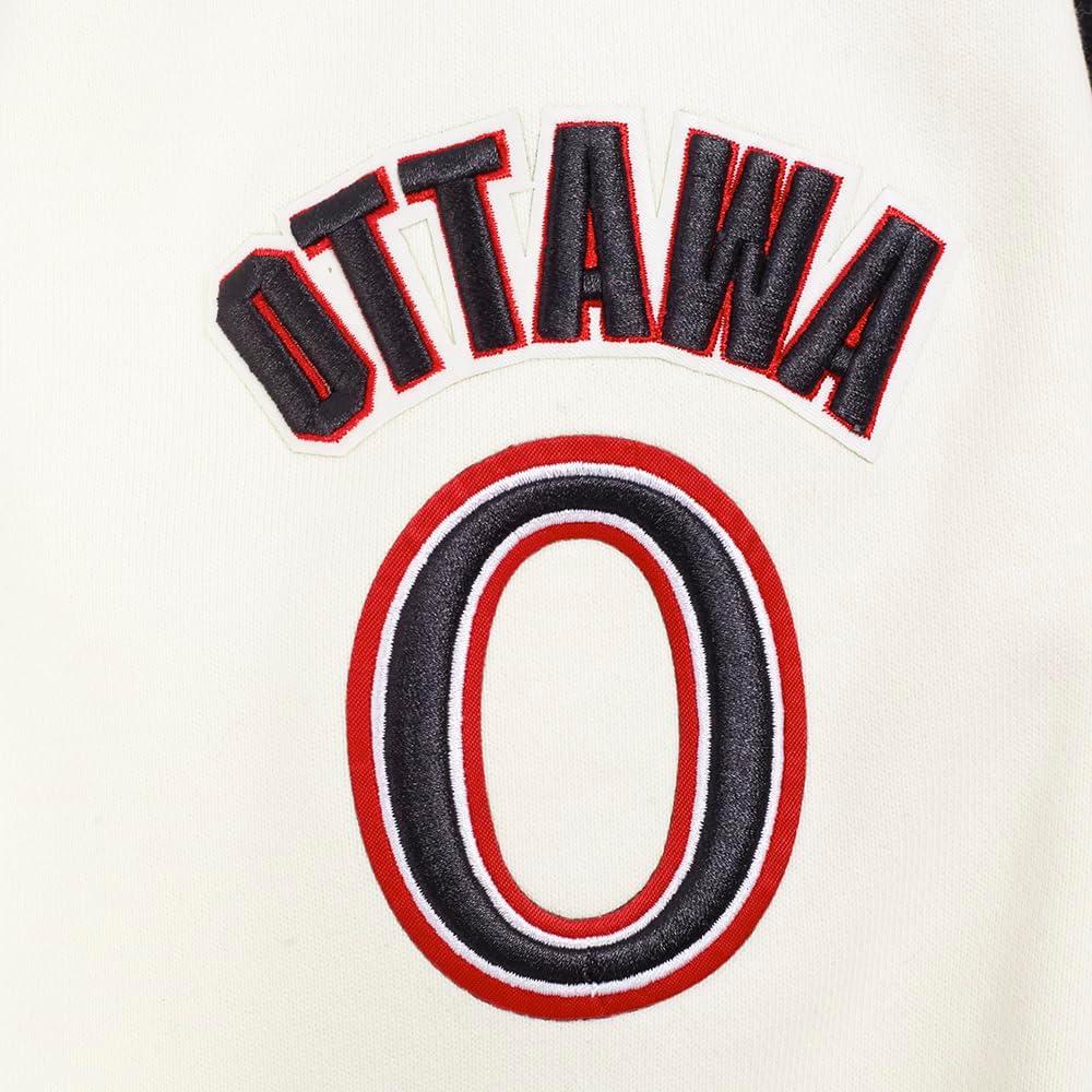 imagePro Standard NHL mens Mens Nhl Retro Classics Brushed Back French Terry Pull Over HoodieEggshell Black