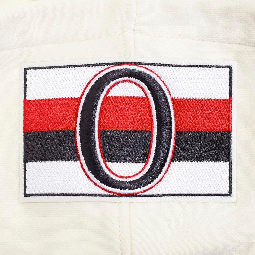 imagePro Standard NHL mens Mens Nhl Retro Classics Brushed Back French Terry Pull Over HoodieEggshell Black