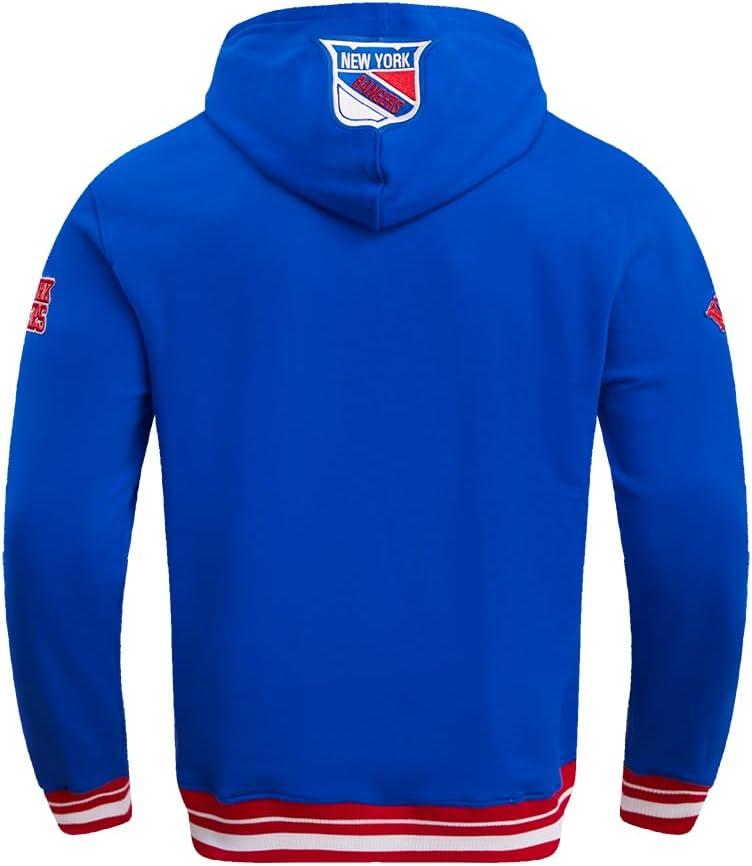 imagePro Standard NHL mens Mens Nhl Retro Classics Brushed Back French Terry Pull Over HoodieRoyal BlueRed