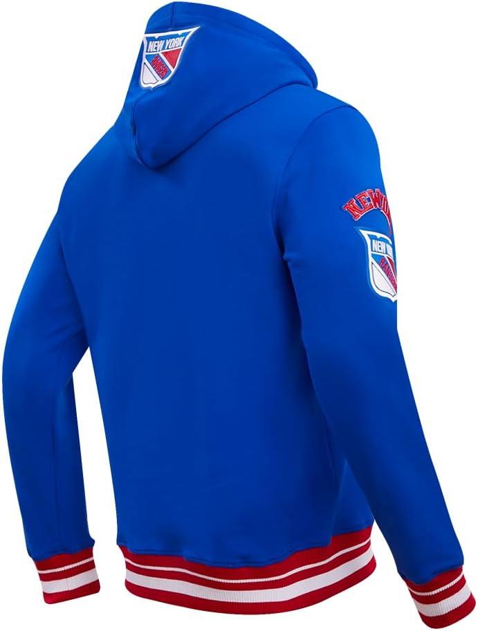 imagePro Standard NHL mens Mens Nhl Retro Classics Brushed Back French Terry Pull Over HoodieRoyal BlueRed
