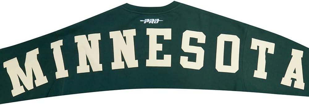 imagePro Standard NHL mens Mens Nhl Wingspan Fleece Crewneck SweatshirtForest Green