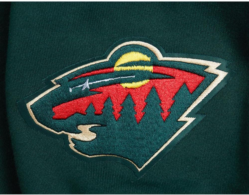 imagePro Standard NHL mens Mens Nhl Wingspan Fleece Crewneck SweatshirtForest Green