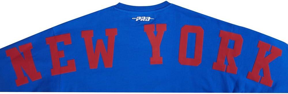 imagePro Standard NHL mens Mens Nhl Wingspan Fleece Crewneck SweatshirtRoyal Blue