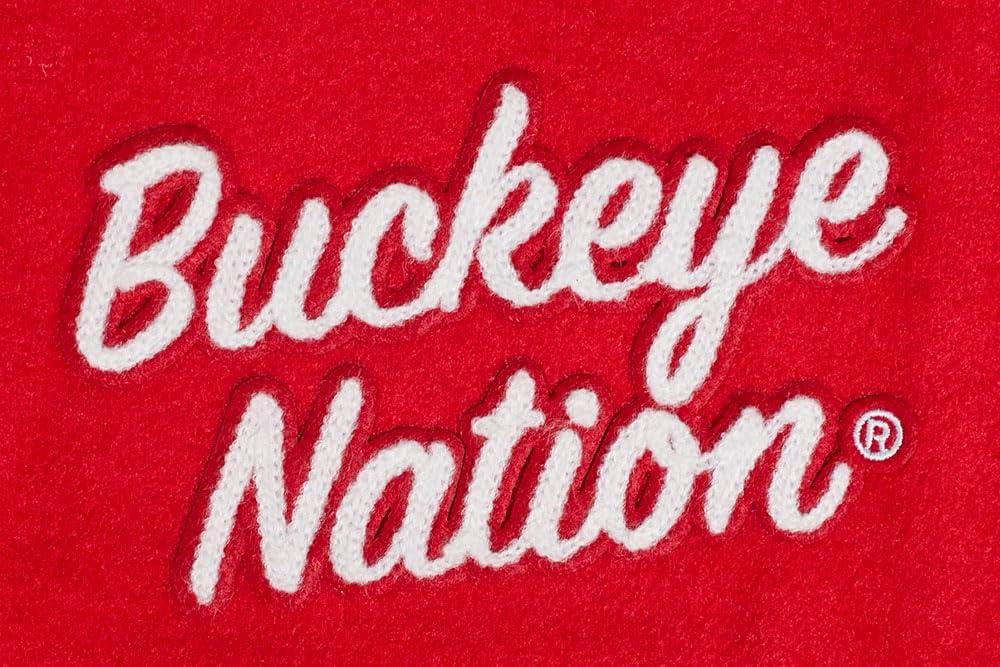 imagePro Standard Womens College Classic Essentials Varsity JacketRedWhite