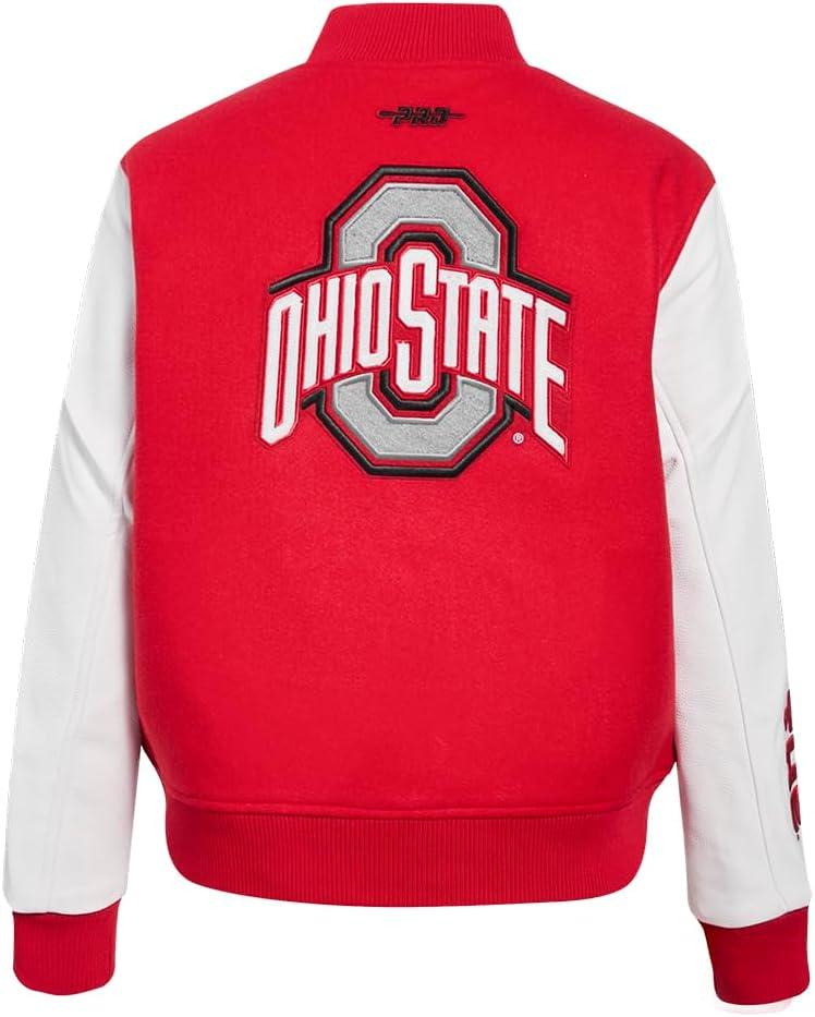imagePro Standard Womens College Classic Essentials Varsity JacketRedWhite