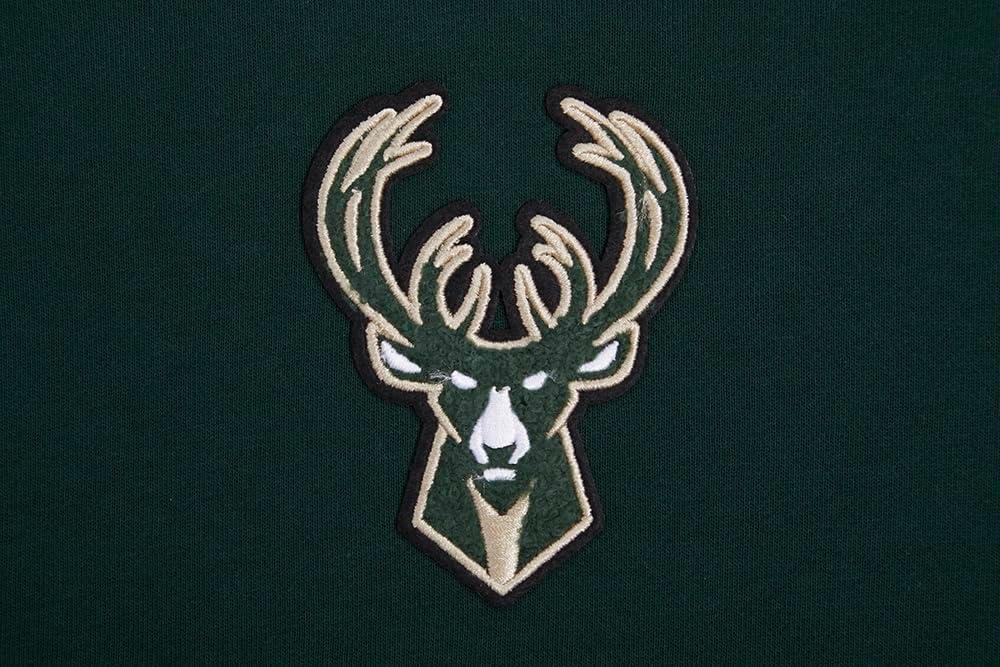 imagePro Standard Womens NBA Classic Chenille Cropped Pullover HoodieForest Green