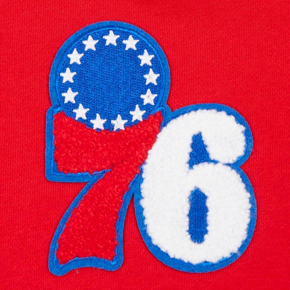 imagePro Standard Womens NBA Classic Chenille Cropped Pullover HoodieRed