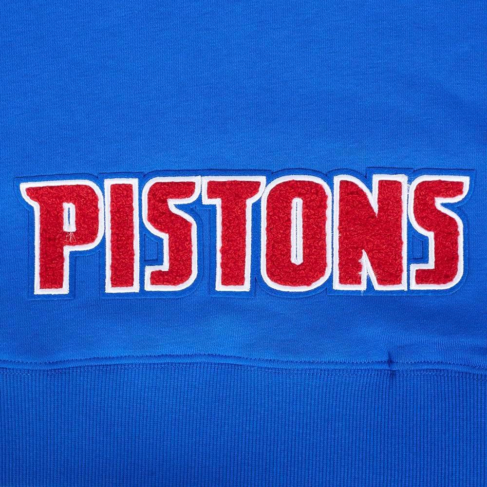 imagePro Standard Womens NBA Classic Chenille Cropped Pullover HoodieRoyal Blue