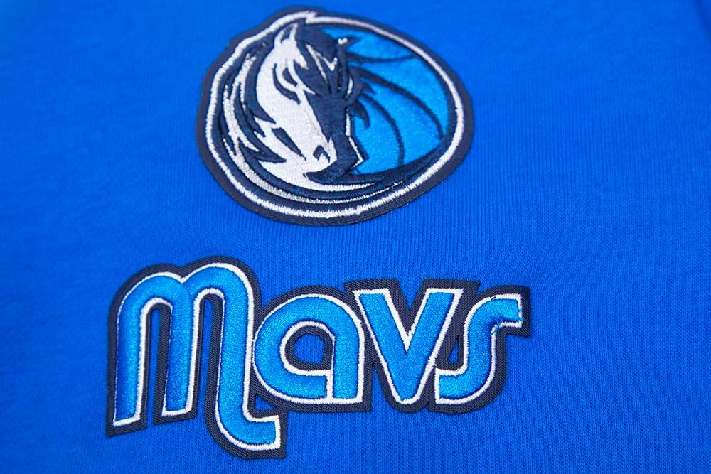 imagePro Standard Womens NBA Classic Chenille Cropped Pullover HoodieRoyal Blue