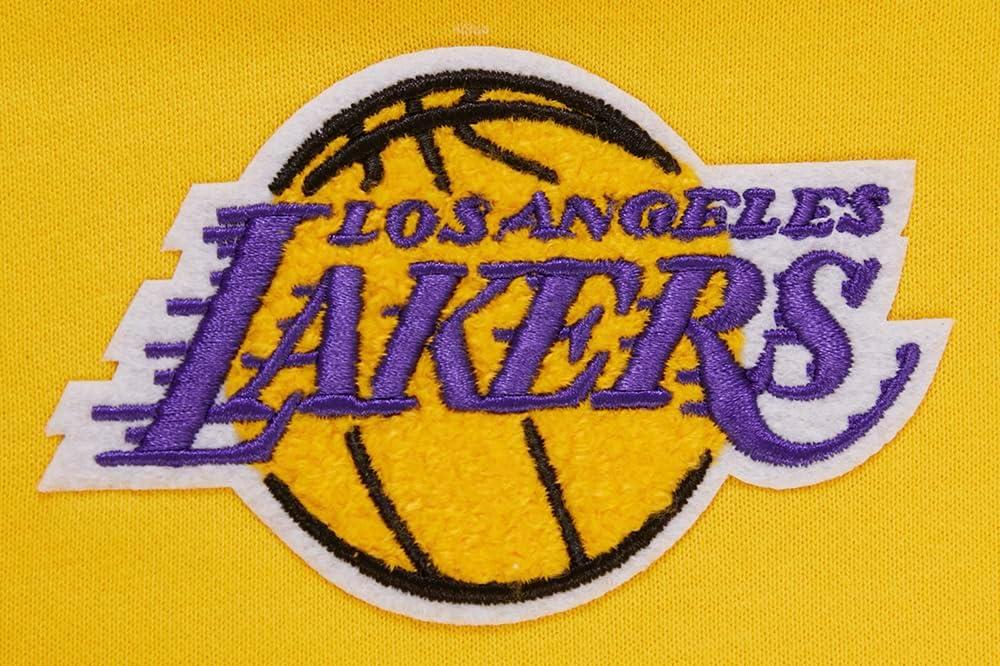 imagePro Standard Womens NBA Classic Chenille Cropped Pullover HoodieYellow