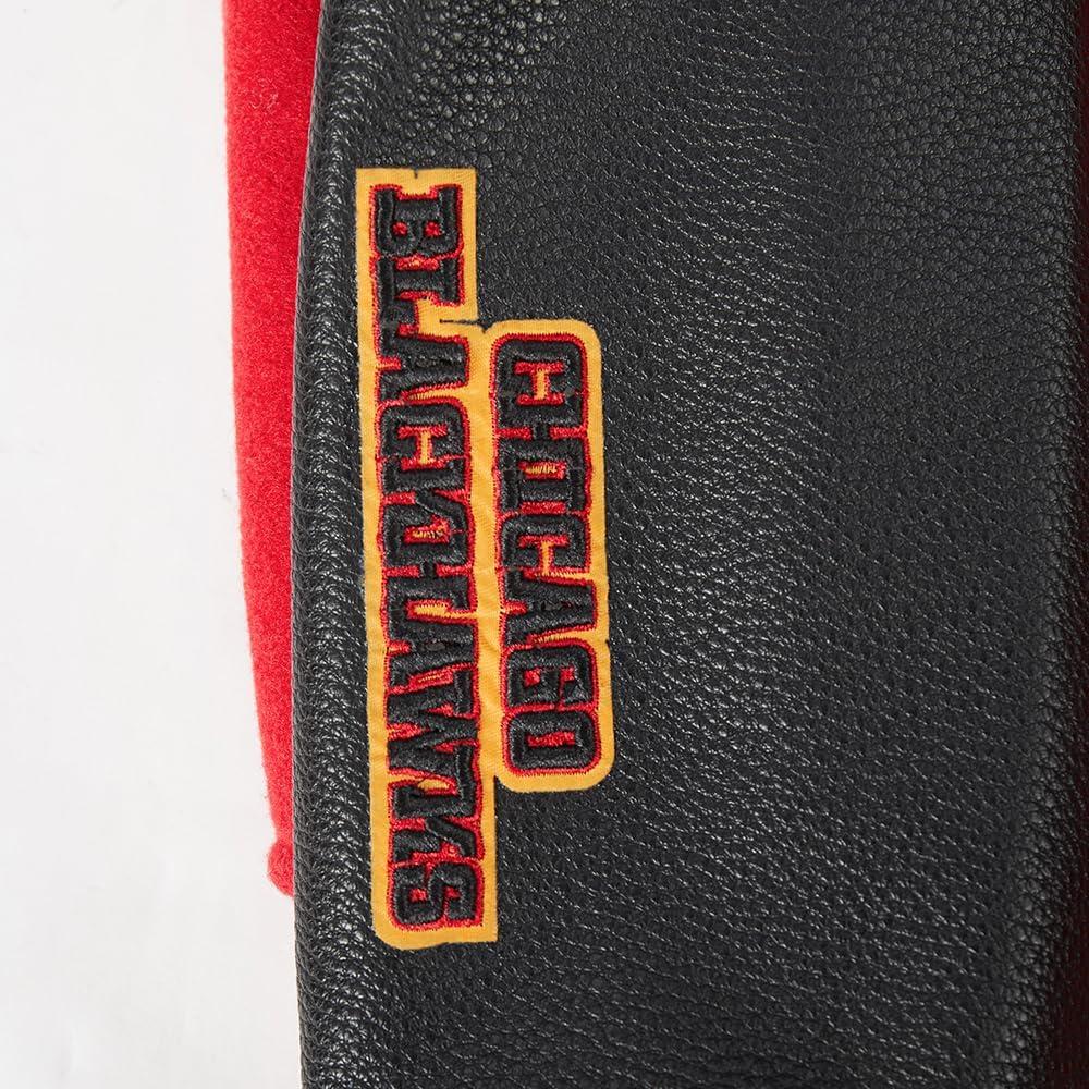 imagePro Standard Womens NHL Classic Chenille Varsity JacketRedBlack