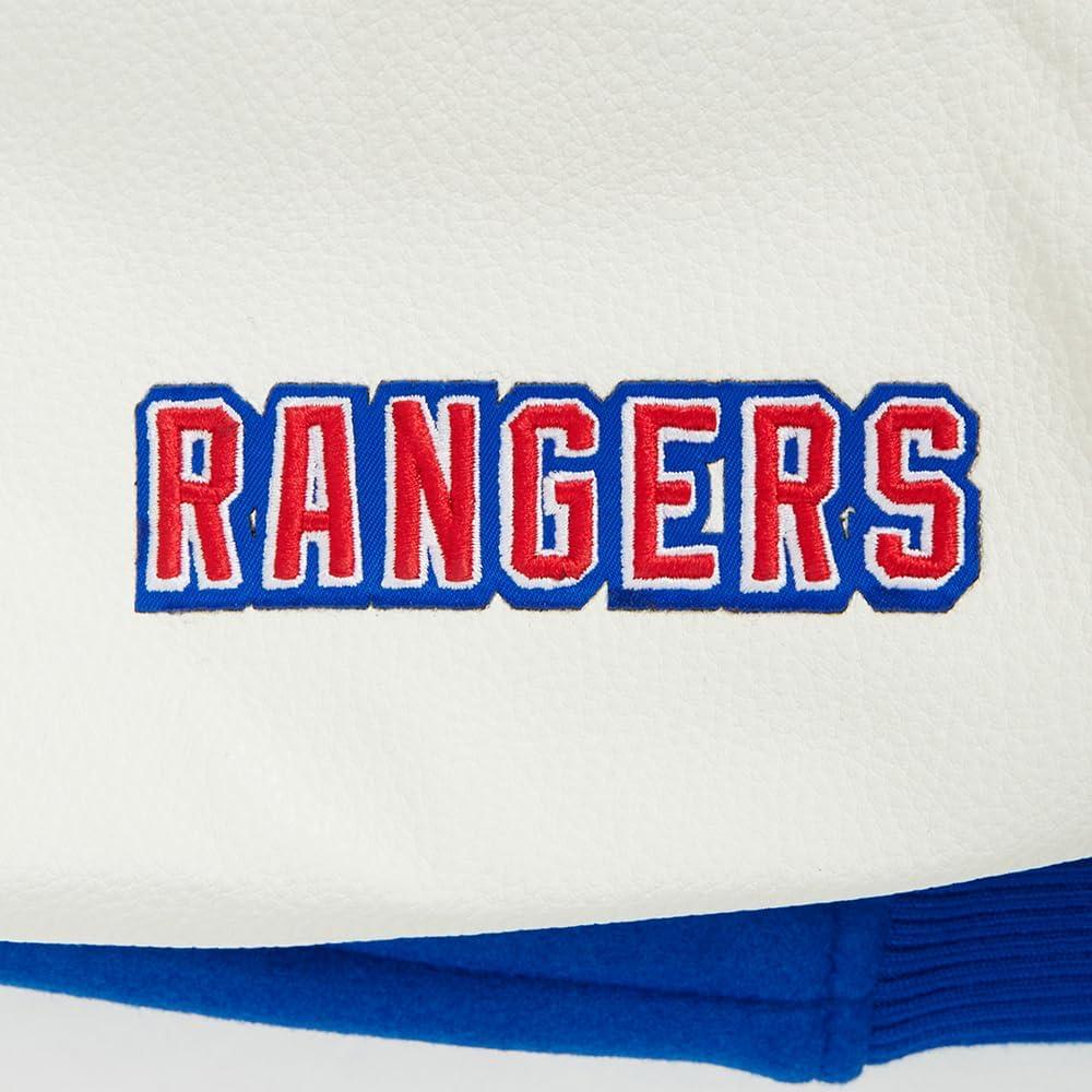 imagePro Standard Womens NHL Classic Chenille Varsity JacketRoyal BlueWhite