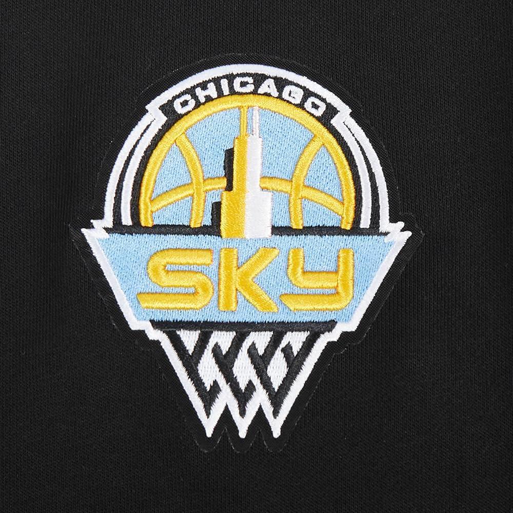 imagePro Standard Womens WNBA Chicago Sky Classic Player Name And Number Cropped Pullover HoodieBlack