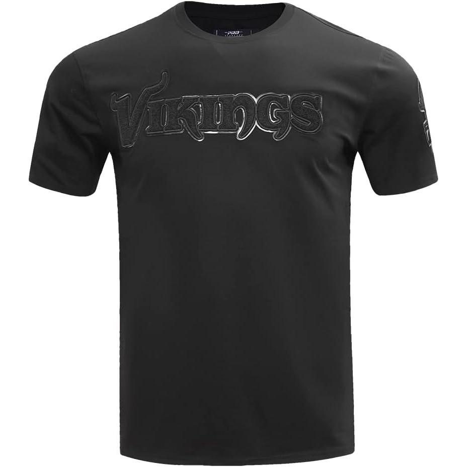 imageBlack NFL Vikings Mens Tee Triple Black by Pro StandardTriple Black