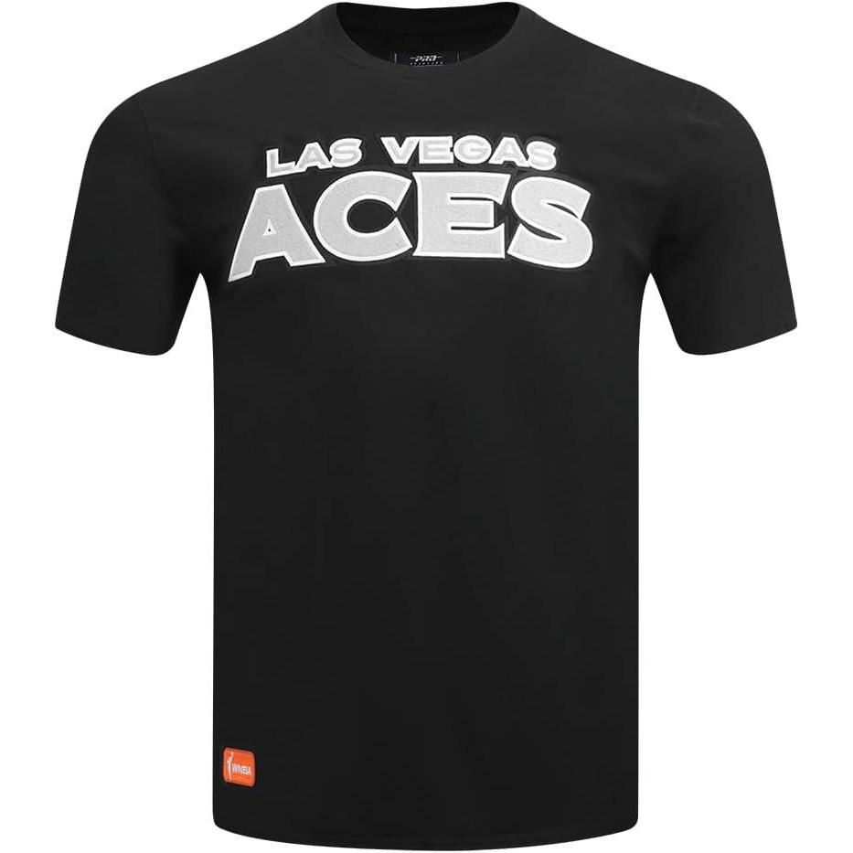 imageMens WNBA Las Vegas Aces Classic Player Name and Number Cotton Short Sleeve TeeBlack