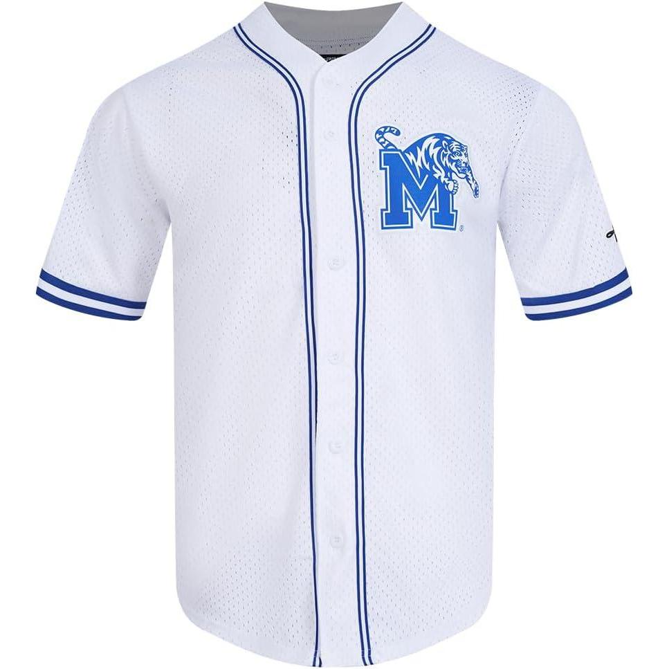 imagePro Standard Mens College Mesh Button Down TopWhite