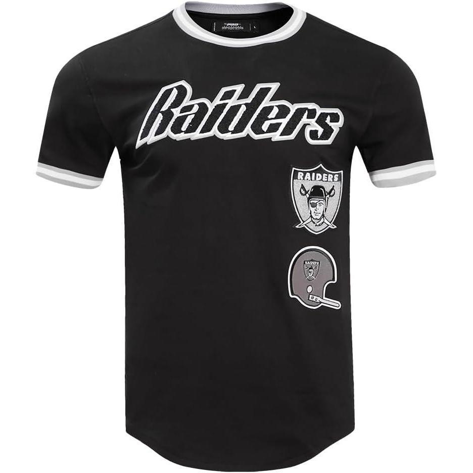 imagePro Standard Mens NFL Retro Classics Short Sleeve TeeBlackGray