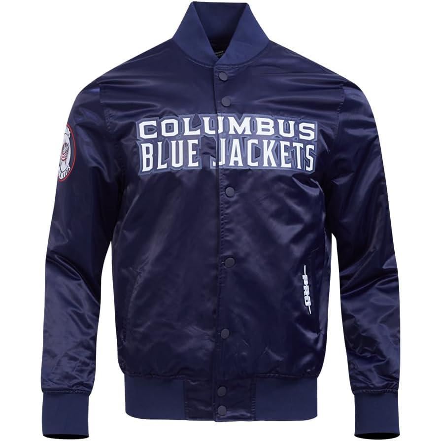 imagePro Standard Mens NHL Classic Satin JacketNavy