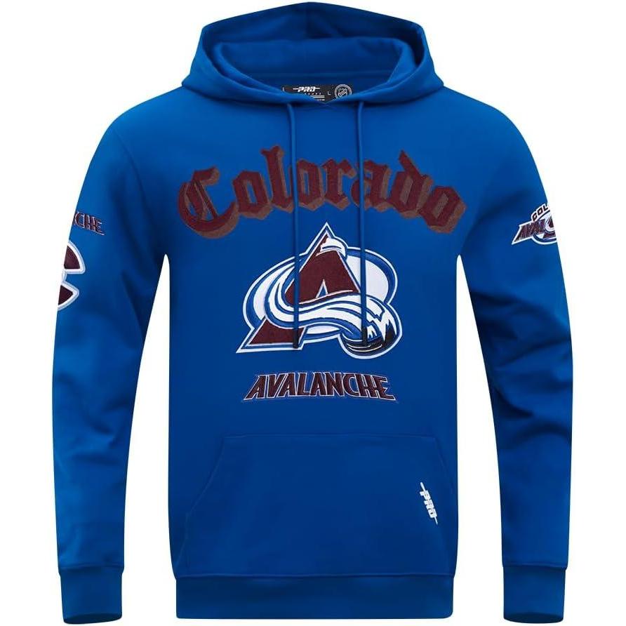 imagePro Standard Mens NHL Old English Pull Over HoodieDodger Blue