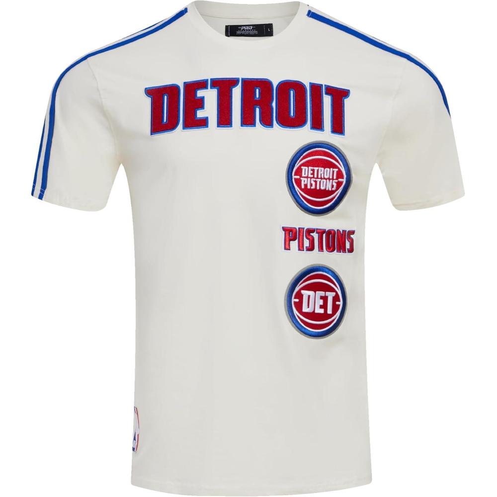 imagePro Standard NBA Mens Mens NBA Retro Classics Cotton Taping TeeEggshellRoyal Blue