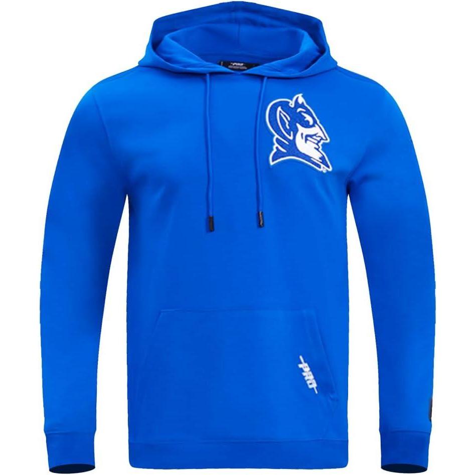 imagePro Standard NCAA mens Mens College Classic Chenille Cotton Double Knit Pull Over HoodieRoyal Blue