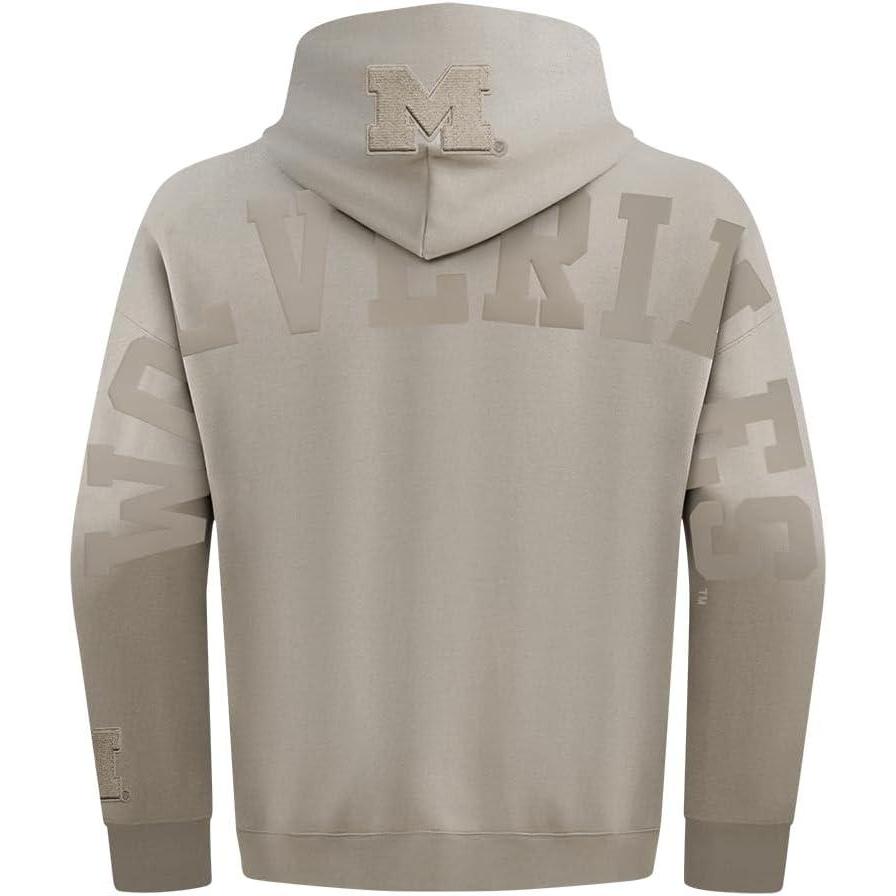 imagePro Standard NCAA mens Mens College Wingspan Fleece Pull Over HoodieTaupe