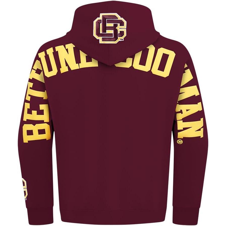 imagePro Standard NCAA mens Mens College Wingspan Fleece Pull Over HoodieWine