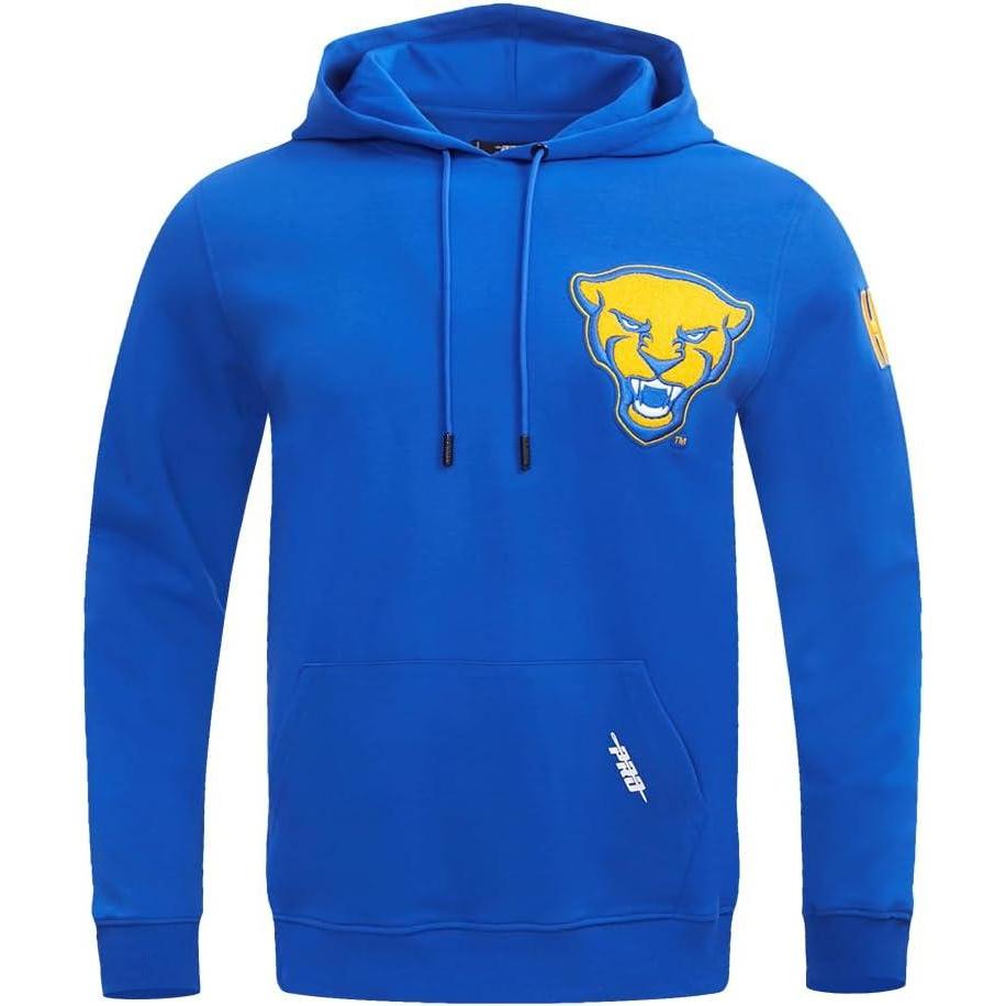 imagePro Standard NCAA mensMale Mens College Classic Chenille Cotton Double Knit Pull Over HoodieRoyal Blue