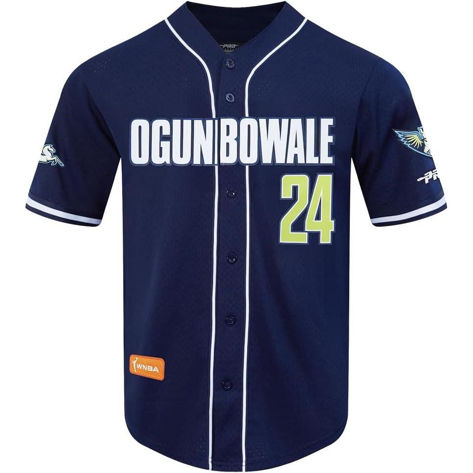 imagePro Standard WNBA Mens Mens WNBA Dallas Wings Classic Player Mesh Down TopMidnight Navy