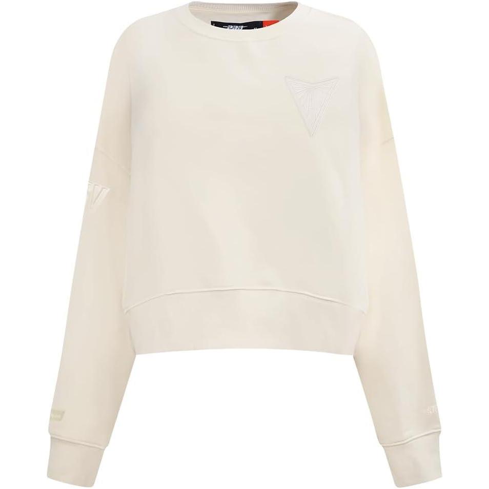 imagePro Standard WOMENS WNBA GOLDEN STATE VALKYRIES NEUTRAL CREWNECK SWEATSHIRT EGGSHELL 2XL