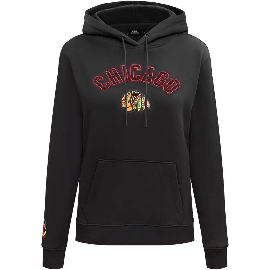 imagePro Standard Womens NHL Classic Chenille Pull Over HoodieBlack