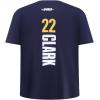 Big Boys WNBA Indiana Fever Classic Player Name and Number Cotton Short Sleeve Tee(Midnight Navy)