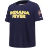 Big Boys WNBA Indiana Fever Classic Player Name and Number Cotton Short Sleeve Tee(Midnight Navy)