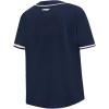 Big Boys WNBA Indiana Fever Classic Player Name and Number Mesh Button Down Top(Midnight Navy)