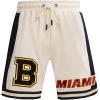 Mens NHL Retro Classics Athletic Short(Eggshell/ Black)