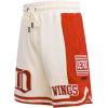 Mens NHL Retro Classics Athletic Short(Eggshell/ Red)