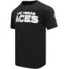 Mens WNBA Las Vegas Aces Classic Player Name and Number Cotton Short Sleeve Tee(Black)