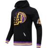 PRO STANDARD Men’s NBA MASH UP M Rib FLC PO Hoodie(Black/Purple)